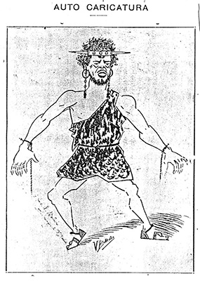 1919 03 10 San Juan de Puerto Rico Caricatura propia